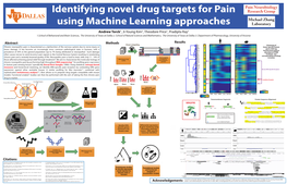 Identifying Novel Drug Targets for Pain Using Machine Learning Approaches