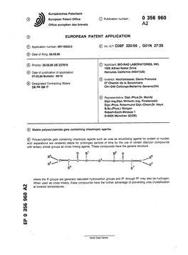 Stable Polyacrylamide Gels Containing Chaotropic Agents