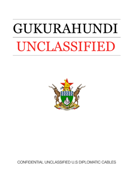 Gukurahundi Unclassified