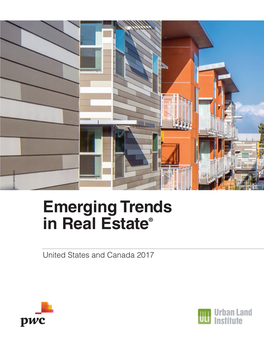 Emerging Trends in Real Estate 2017 Survey