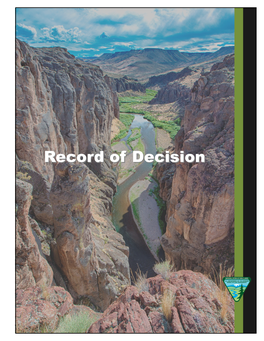 Jarbidge Record of Decision