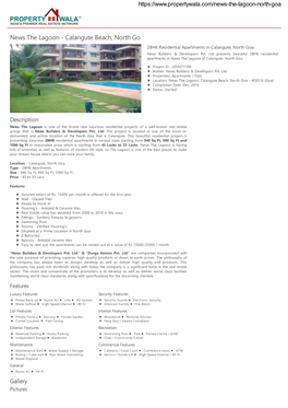 Calangute Beach, North Go… 2BHK Residential Apartments in Calangute, North Goa