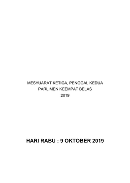 9 Oktober 2019 Soalan No