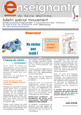 Bulletin Mouvement 2020