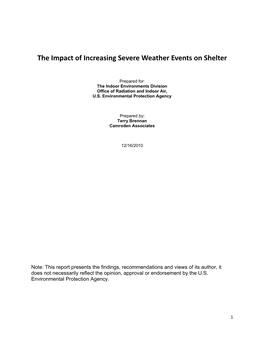 Impact of Weather Events (PDF)