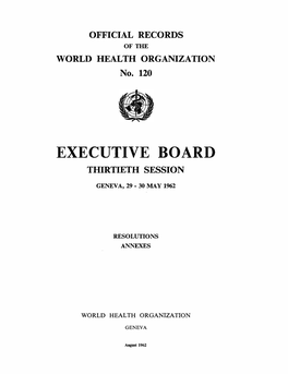 Executive Board Thirtieth Session