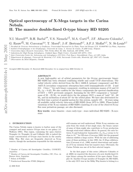 Optical Spectroscopy of X-Mega Targets in the Carina Nebula. II. The