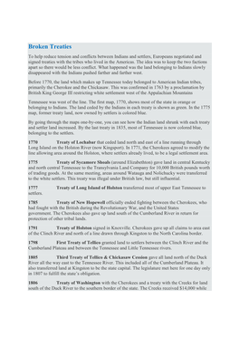 Broken Treaties to Help Reduce Tension and Conflicts Between Indians and Settlers, Europeans Negotiated and Signed Treaties with the Tribes Who Lived in the Americas