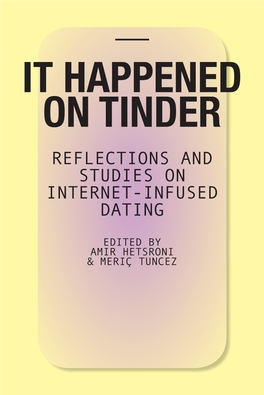 Reflections and Studies on Internet-Infused Dating