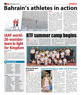 Bahrain's Athletes in Action