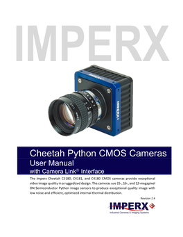 Cheetah Python CMOS Cameras