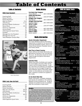 2004 BB-SB Media Guide.Qxd