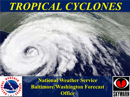 Tropical Cyclones