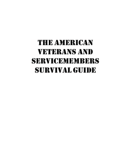 The American Veterans and Servicemembers Survival Guide 10