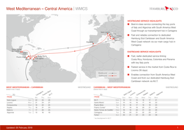 West Mediterranean – Central America | WMCS