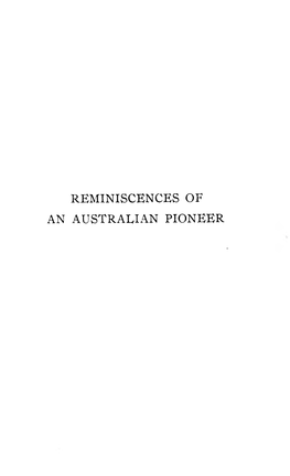 An Australian Pioneer