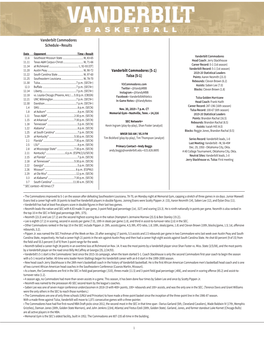 Vanderbilt Commodores Schedule • Results Vanderbilt Commodores (5