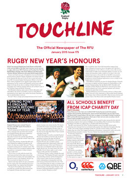 Rugby New Year's Honours