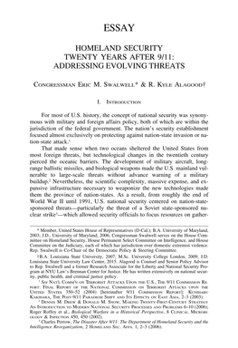 Addressing Evolving Threats