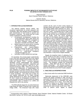 Possible Impacts of the Enhanced Fujita Scale on United States Tornado Data