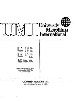 Tmmraity Microfilms Intemational