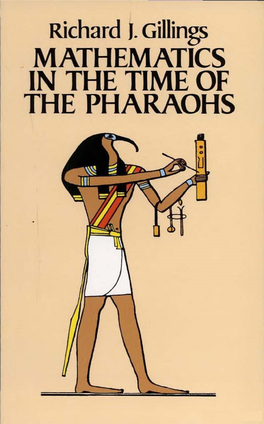 Mathematics in the Time of the Pharaohs Dover Science Books
