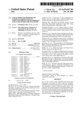 (12) United States Patent (10) Patent No.: US 6,576,457 B1 Hua (45) Date of Patent: Jun