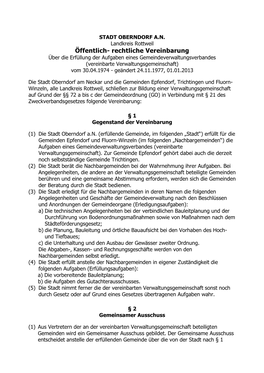 09 Vereinbarte Verwaltungsgemeinschaft