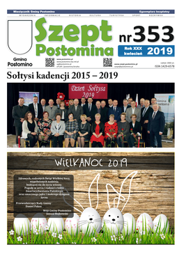 Sołtysi Kadencji 2015 – 2019