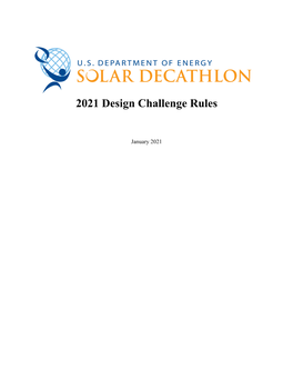 Design Challenge Rules