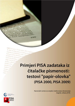 Primjeri PISA Zadataka Iz Čitalačke Pismenosti: Testovi 