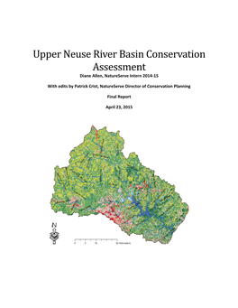 Final Report Upper Neuse River Basin Conservation Assessment