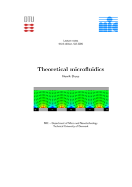 Theoretical Microfluidics