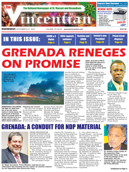 Grenada Reneges