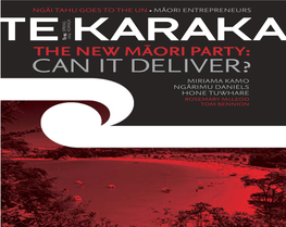 Te Karaka Issue#25 LOW RES.Indd