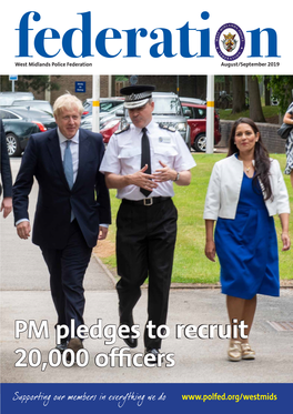 PM Pledges to Recruit 20,000 Officers