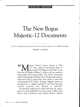 The New Bogus Majestic-12 Documents