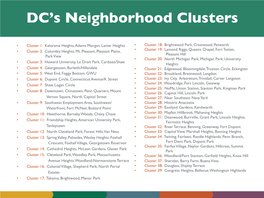 DC's Neighborhood Clusters