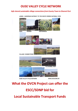 What the OVCN Project Can Offer the ESCC/SDNP Bid for Local