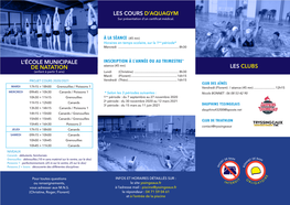 Les Cours D'aquagym