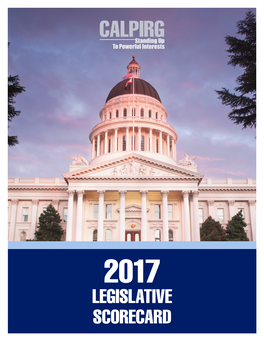 LEGISLATIVE SCORECARD from the Executive Director