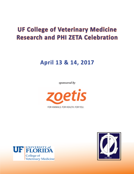 UF College of Veterinary Medicine Research and PHI ZETA Celebration