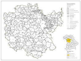 Kommunale Verwaltungsgrenzen Des Regierungsbezirks Mittelfrankens