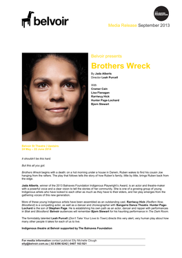 Brothers Wreck by Jada Alberts Director Leah Purcell