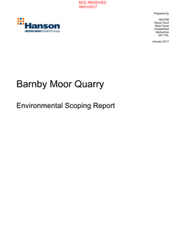 Barnby Moor Quarry