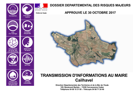 TRANSMISSION D'informations AU MAIRE Cailhavel