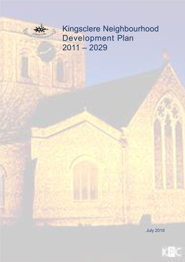 Kingsclere Neighbourhood Development Plan 2011 – 2029