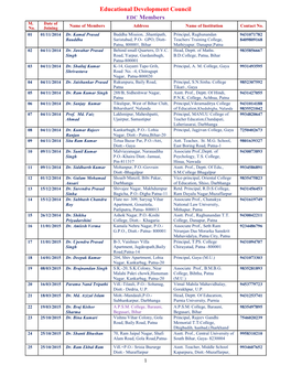 Educational Development Council EDC Members M