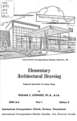 Elementary Architectural Drawing