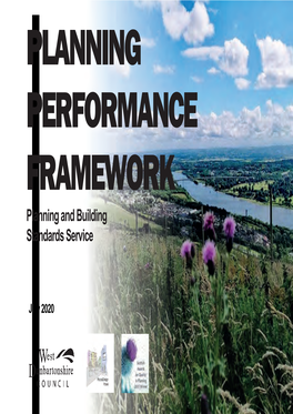 Planning Performance Framework 2020